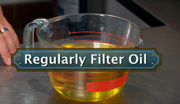 Regularly filter your oil