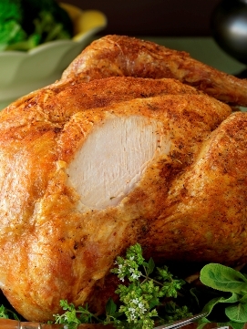 Deliciously moist turkey